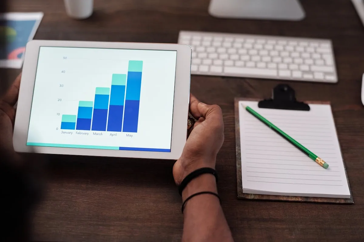 SEO analytics dashboard showing organic search growth for a Mississauga small business
